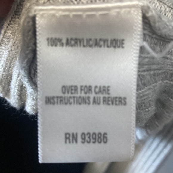 Vintage Casual Corner Annex Light Gray Cardigan Sweater Sz L - Picture 9 of 10